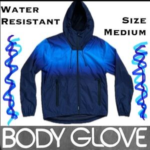 ✋Like New Water Resist Lightweight Ombre Jacket | Body Glove | Unisex | Medium